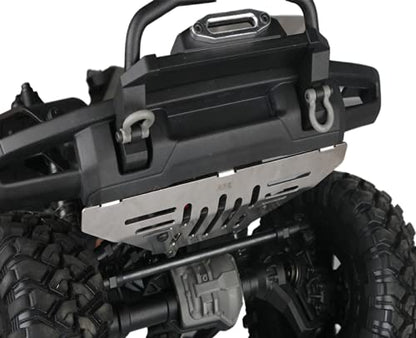 KYX Racing Stainless Steel Frame Protector & Skid Plate Chassis Guard & Axle Protective Plate Upgrades Parts Accessories for 1/10 Rc Crawler TRX-4 2021 Bronco