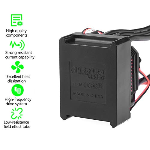 GoolRC 150A Brushless ESC Waterproof Electric Speed Controller for 1/8 RC Truck Off-Road Car
