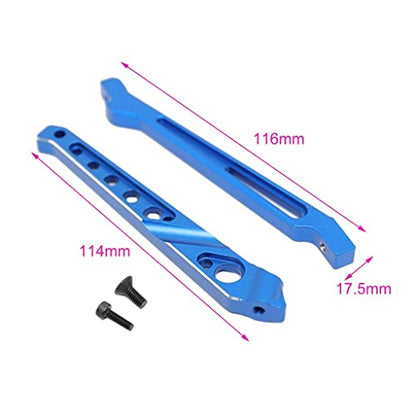 Aluminum Alloy Chassis Brace Support Kit for ARRMA 1/8 RC Truck - Stronger Stability & Exquisite Design - Metal Upgrade Parts for Remote Control Hobby Model - Blue - color: Blue