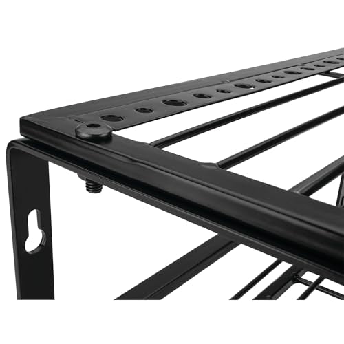 Performance Tool W7701 16 in. 3 Tier Power Tool Organizer Wall Mount | Garage storage system and utility rack. Holds cordless drills and tools. Heavy steel frame with powder-coated finish - style: 16" Power Tool Storage Rack