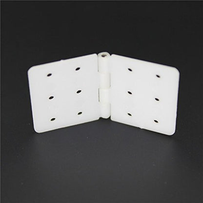 20x37 mm 0.79" x1.46'' Standard Size Pinned Nylon Hinge RC Model Airplane Parts Replacement (Pack of 20)