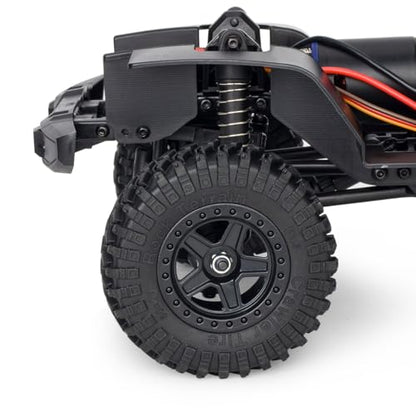 150mm TRX4M Wheelbase Assembled Frame Chassis Front Rear Axles Gearbox for 1/18 RC Crawler Bronco Defender Upgrade Part