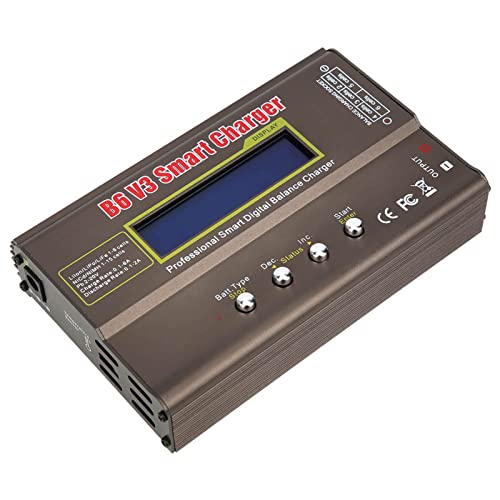 B6V3 80W Model Airplane Smart Digital Balance Battery Charger DC11.0‑18.0 V Professional Accessories for Use