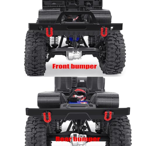 1/18th RC Car Rear Bumper Mount Bar for TRX4M K10 1:18 RC Crawler Car Upgrade Parts - style: Rear bumper