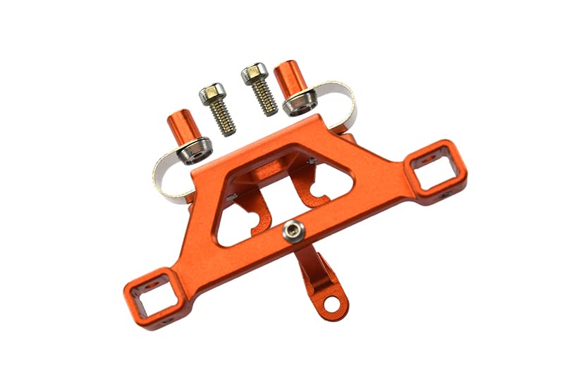 GPM For Traxxas 1/16 Mini E-Revo, Mini Slash Upgrade Parts Aluminum Front Body Post Mount With Screw - 1Pc Set Orange