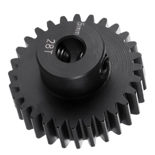 2pcs Pinion Gear 32P 5mm 28T Gear Motor Gears for 1/5 1/6 1/8 1/10 | 1/14 1/16 1/18 RC Buggy Monster Truck Drift Car Off-Road Crawler Parts - size: 28T