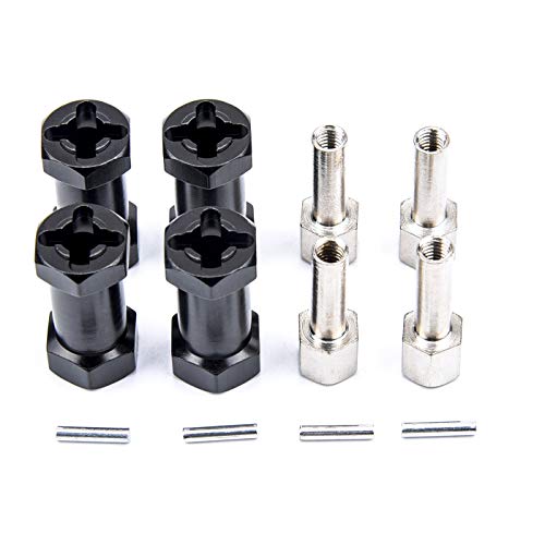 12mm Wheel Hub Hex Spacer 25mm Offset Extension Drive Adapter | For 1/10 Traxxas Rustler Axial SCX10 ii Wraith Gen7 Gen8 D90 - style: 25mm