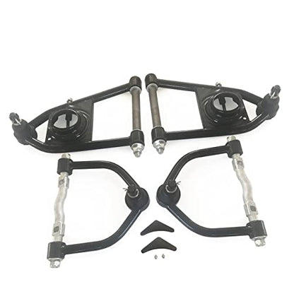 ‎Psrorkeu - Suspension Kit Set of 4 RH LH Front Upper Lower Tubular Control Arms w/Ball Joint for 1974-1978 Ford Mustang II 1974-1980 Ford Pinto 1975-1980 Mercury Bobcat - size: 101-9194, 101-9396