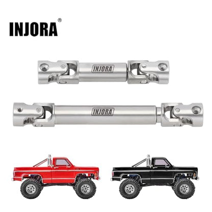 INJORA Stainless Steel Drive Shafts for TRX4M High Trail K10 F150