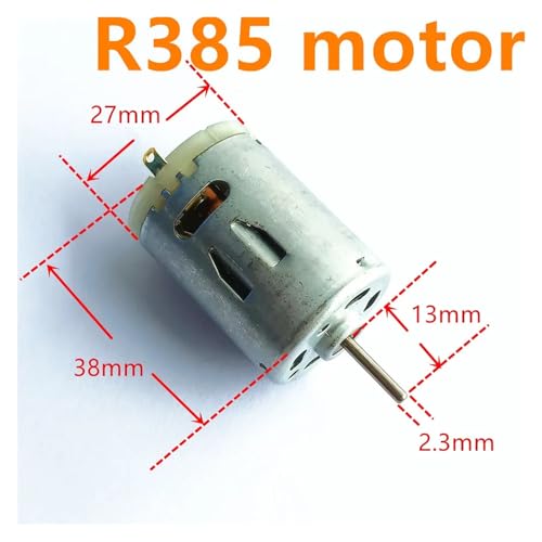 DC Motors Micro Mini 130 390 R260 R280 N20 Brush DIY Model Toy Fan Cars Drones Robotics Hand Drills(R385 Motor) - color: R385 Motor
