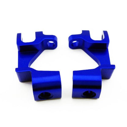 Atomik Alloy Front Caster Block - RC Car Replacement Part Traxxas 1/10 Slash 4x4 - Hardened Billet 6061 Aluminum, Suspension Upgrade Part 6832 - Blue - color: Blue