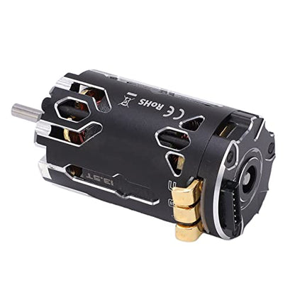 RC Brushless Motor 13.5T Sensored Brushless Motor for 1/12 1/14 Scale RC Cars Lightweight Aluminium Efficient Energy Output