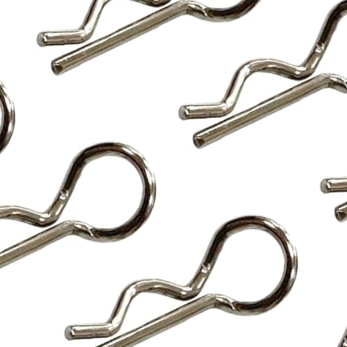 DYNWAVE 8 Pieces RC Car Body Shell Clips Update Parts Lightweight R Clips Accessory for 16103Pro 18103Pro 16301 1/16 1/18 RC Vehicles