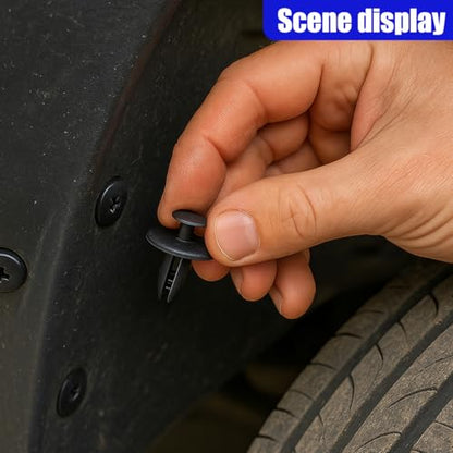 620PCS Car Push Retainer Clips & Fasteners Kit – 16 Universal Sizes Nylon Bumper Fenders Push Pins Rivets, Plastic Door Panel Clips with 10 Cable Ties&5 Fastener Removal Tools for Ford, Honda (620PCS) - size: 620PCS
