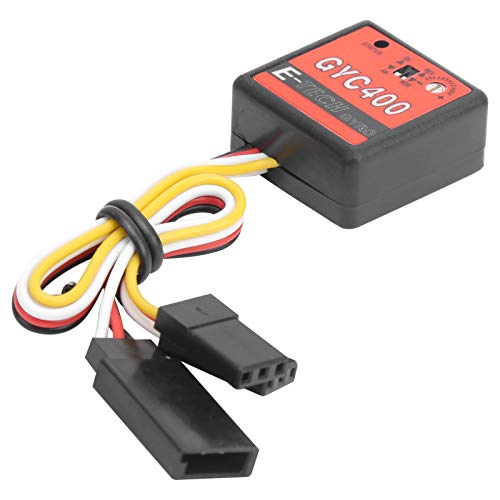 GYC400 Mini RC Gyroscope Module Drift Drive Control Gyro Stabilizer for Remote Control Car Model Plastic 2.3x2.3x1cm 15g