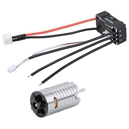 Brushless Motor, High Speed 7500KV Crawler Motor Metal 1410 with 18A ESC for 1/24 1/28 1/32 Scale Off-Road RC Cars Hobbyists Repair Enthusiasts