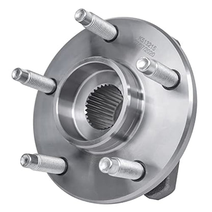 Detroit Axle - Front Right CV Axle Shaft + Wheel Hub & Bearing Replacement | for 2007 Pontiac G6 Non-ABS 4 Spd Automatic- 2pc Set - size: 2XW2900115/Pair