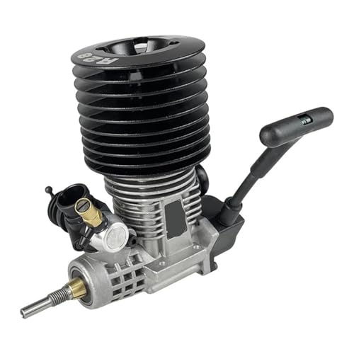 Methanol Vehicle Nitro Engine Compatible with Rc Car 1/8 Buggy Monster Truggy FC 28 Engine 4.58CC Pull Starter Engine Carburetor