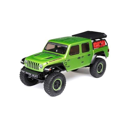 Axial SCX24 Jeep Gladiator RC Truck 4WD Rock Crawler Green AXI00005V2T3 | Brushed, RTR Ready-To-Run, Nothing Needed to Complete - color: Green
