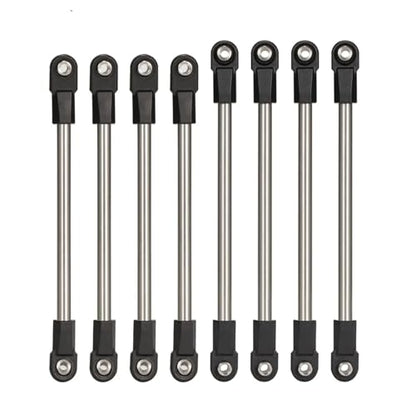 RC Models Parts For SCX10 D90 TF2 1/10 Steel 275mm Wheelbase 5mm Links Set With Straight Angled M4 Rod Ends RC Crawler For Chassis DIY