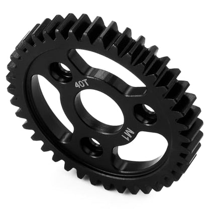 LSG 40T M1 Steel Spur Gear for Tra-xxas 1/8 RC Monster Truck Revo 2.5/3.3 Hardened 40 Tooth 1.0 Mod Main Gears RC Car Upgrade Part - size: 40T