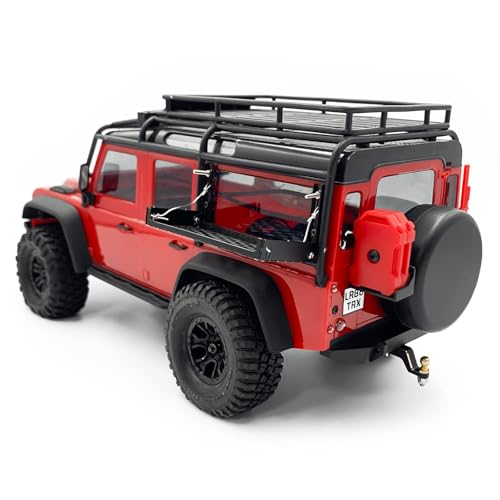 1/18 TRX4M RC Brass Tow Trailer Hitch Receiver Kit 9g / Set | RC Trailer Hitch Receiver Kit Compatible with TRX4M TRX4-M Defender 1/18 RC Crawler Car Upgrades Parts