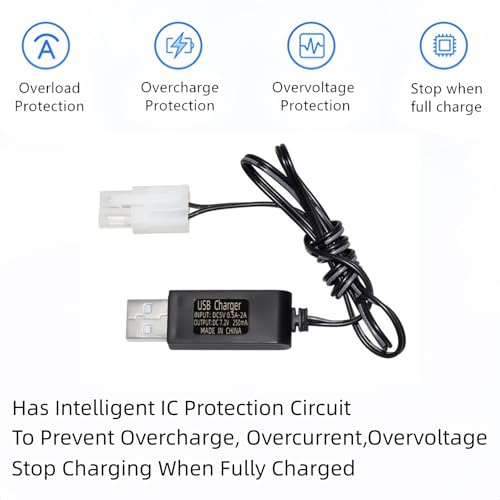 7.2V 700mAh NiCd AA Battery Pack with Standard Tamiya Plug for RC Car RC Truck Household Appliances RC Toys 7.2V Volt Battery