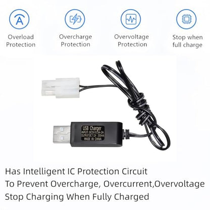 7.2V 700mAh NiCd AA Battery Pack with Standard Tamiya Plug for RC Car RC Truck Household Appliances RC Toys 7.2V Volt Battery