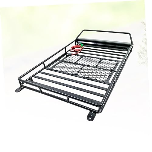 1/10 Scale Crawler Car Roof Rack Storage Bracket Luggage Carrier Roof Rack Spotlight