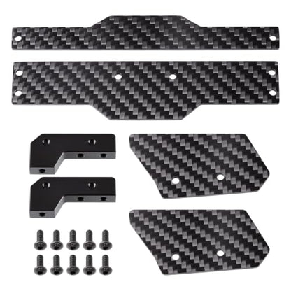 LSG RC Car Carbon Fiber Tail Rear Wing Spoiler for 1/16 Tra-xxas Mini XRT | RC Trunk Tail Wings, Body Shell Spoilers, Upgrade Replace Part, RC Exterior Decoration