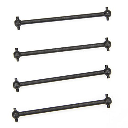 Front/Rear Center Driving Dogbone Shaft 06006 70MM Iron Black for 1/10 RC Hobby Model Car HPI HSP,COJOYS,4PCS (Black)