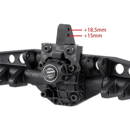 Single/Dual Carbon Rear Upper Link Riser for RC Crawler Axial 1/10 Capra F9 Portal Axle Anti Squat Upgrade Parts (Single Riser) - color: Single Riser