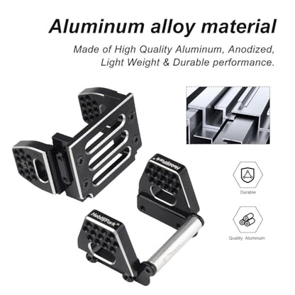 HobbyPark Aluminum Front and Rear Shock Towers for 1/18 Traxxas TRX4M Crawler Shock Mounts Set Bracket