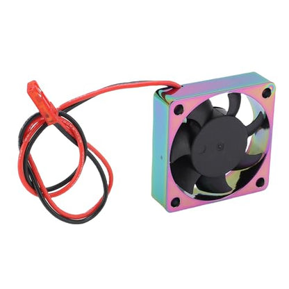 Drfeify RC Motor ESC Cooling Fan, Aluminum Alloy Metal 14000RPM 4010 Cooling Fan with Heatsink for RC Car Motor ESC Replacement
