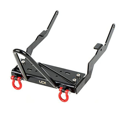 LCX Racing 1/10th RC Crawler Car CNC Machined Metal Front Bumper for Axial Capra Unlimited Trail Buggy UTB10, Upgrades Parts Accessories