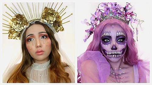 Go Ho Pastel Purple Face Body Paint(2.1 oz),Pastel Purple Makeup Water Based Face Paint and Body Paint for Airbrush Makeup Special FX, Cosplay, and Halloween Make up - color: Pastel Purple