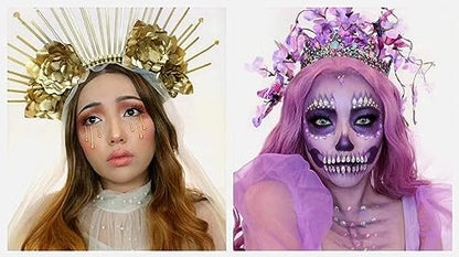 Go Ho Pastel Purple Face Body Paint(2.1 oz),Pastel Purple Makeup Water Based Face Paint and Body Paint for Airbrush Makeup Special FX, Cosplay, and Halloween Make up - color: Pastel Purple