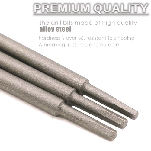 RC Hex Bit 6 Inch Power Bits 4mm for Screwgun/Power Drill(1.5MM X 3PCS) | High-speed Steel Precision Screwdriver Bits,Hex Head Allen Wrench Drill Bit Set,Magnetizable Tips,S2 alloy steel - size: 1.5MM X 3PCS