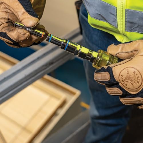Klein Tools 32809MAGM 11-in-1 Multi-Nut Driver Tool, Magnetic Pass-Through Driver with Metric Hex Nut Sizes 5mm to 19mm - style: 11-in-1 Metric Nut Driver