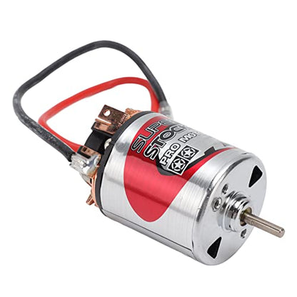 Generic 540 Brushed Motor, Iron with External Replaceable Carbon Brush, High Torsion Strong Magnetic Force for RC Climbing Car Axial Scx10 1/10 Refitting (40T) - size: 40T