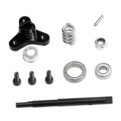 RC Car Clutch Combination Clutch Assembly Replacement Hobby Model 1/10 Clutches Combo Clutches Bell Set for 2WD, Black - color: Black