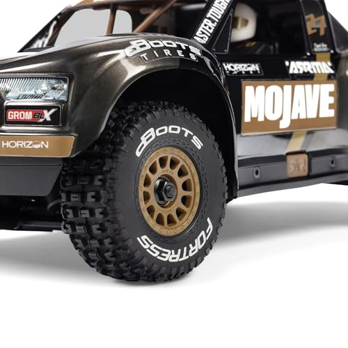 ARRMA Mojave GROM 4X4 223S BLX Brushless Desert Truck RTR, Black | ARA2304T1, Small Scale, With DSC, Battery and Charger Not Included
