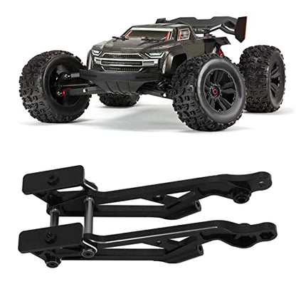 Metal Rear Wing Mount Set, 1/8 Aluminum Alloy Remote Control Car Upgrade Mount Accessory (1) - size: 1