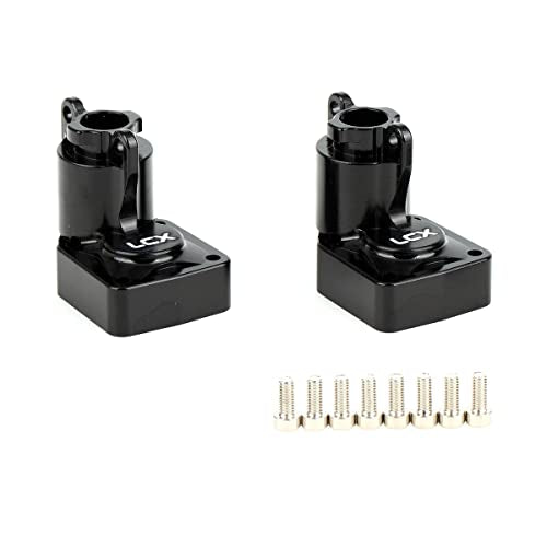 LCX Racing 1/18th RC Crawler Car Rear Portal Axles Aluminum Portal Axle Components for Axial Capra UTB18 Unlimited Trail Buggy, Upgrades Parts Accessories (Portal Housing)