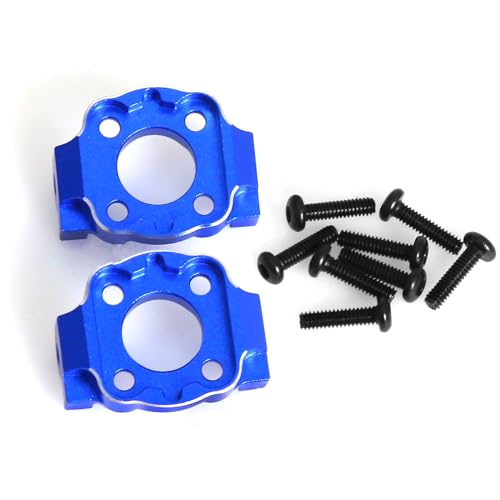 Aluminum Front C Hub Carrier C-seat RC Upgraded Parts for LOSI 1/18 Mini LMT 4X4 Brushed Monster Truck RTR-LOS01026 RC Car, Blue - color: Blue C-seat