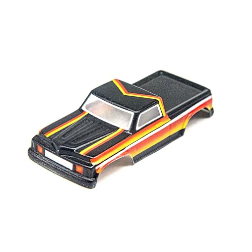 Hobby Axial 1/30 RC Crawler Plastic Clear Body Shell for SCX30 Ford Bronco Hand-Painted Graffiti DIY Upgrades (Model 4)