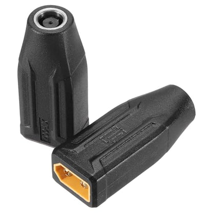 MECCANIXITY 2 Pack XT60 Adapter, XT60 Male to DC7406 Female 7.4 x 0.6mm Wireless Adapter, XT60 Connectors Wireless for Solar Panel, Laptop Power Supply - style: XT60 Male to DC7406 Female