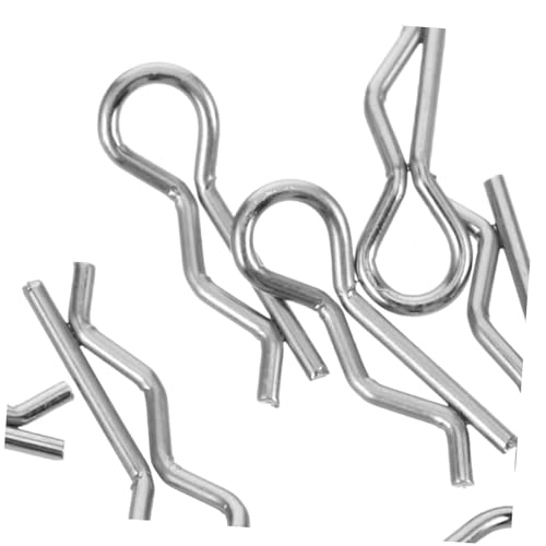STOBOK 4pcs Aluminum Alloy Rc Car Body Clips Pull Tabs Easy-Replace Pins for Rc Car Accessories Black Clips for Secure Assembly