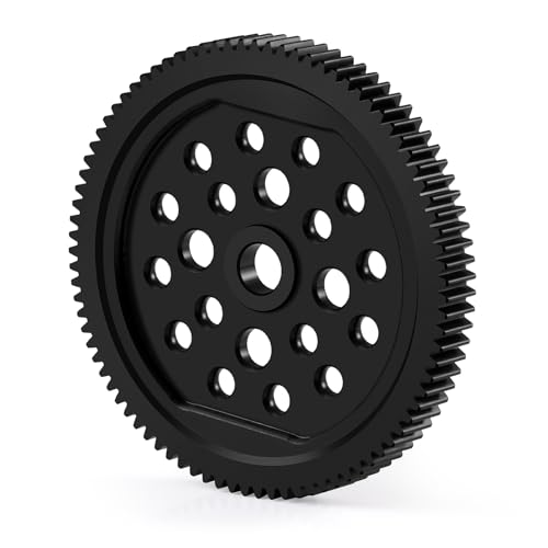 Steel 48P 87T Spur Gear for ECX 2WD Ruckus Axe Brutus Circuit AMP | MT AMP DB AMP Crush K&N Torment Horizon 1/10 RC Car Upgrades Part - size: 87T