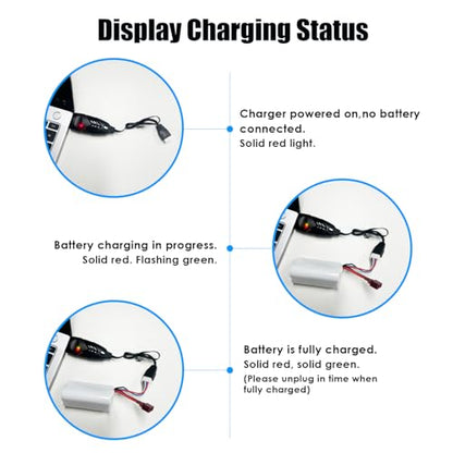 11.1V 3000mAh Li-ion Battery for R608 Brushless RC Boat 15C 3000mAh High Capacity RC Battery with Dean-Style T Plug 33.3Wh 3S Fit for DEERC 2104 210E 200E High Speed RC Boats 2PCS